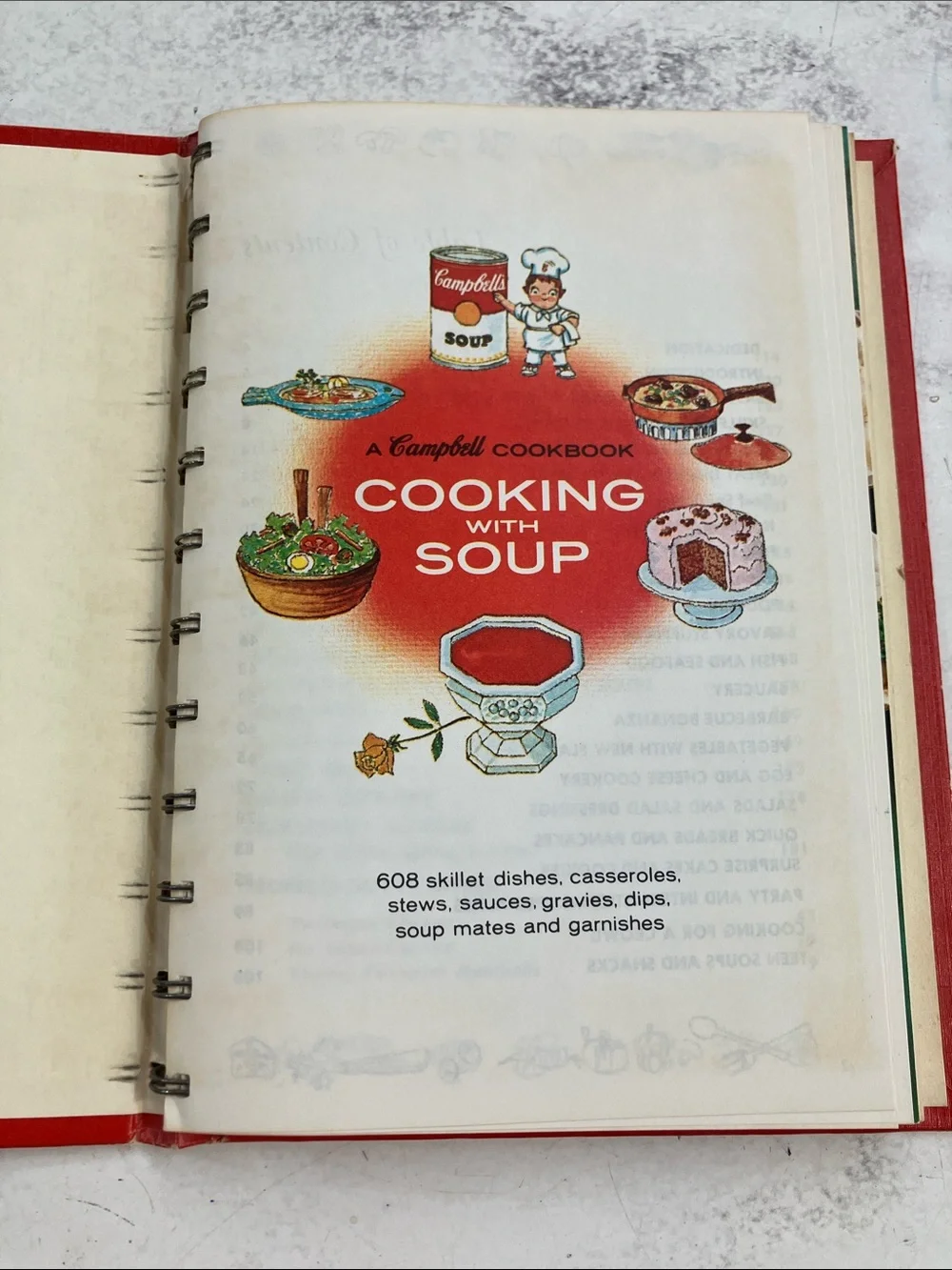 Campbell Cookbook: Cooking with Soup — Red Cover Edition